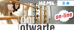 Dni otwarte WZiMK online. Dwie kobiety w białych fartuchach przy instalacji.